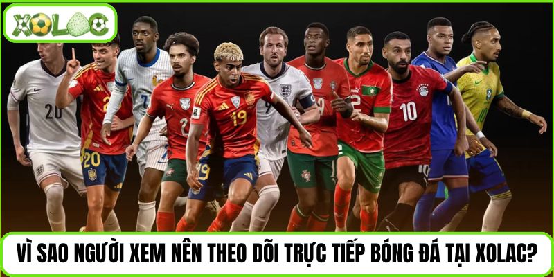 Vì sao người xem nên theo dõi trực tiếp bóng đá tại Xolac?